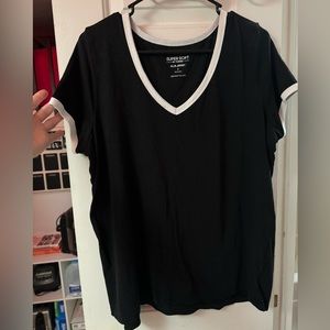 Torrid slub jersey v neck tee